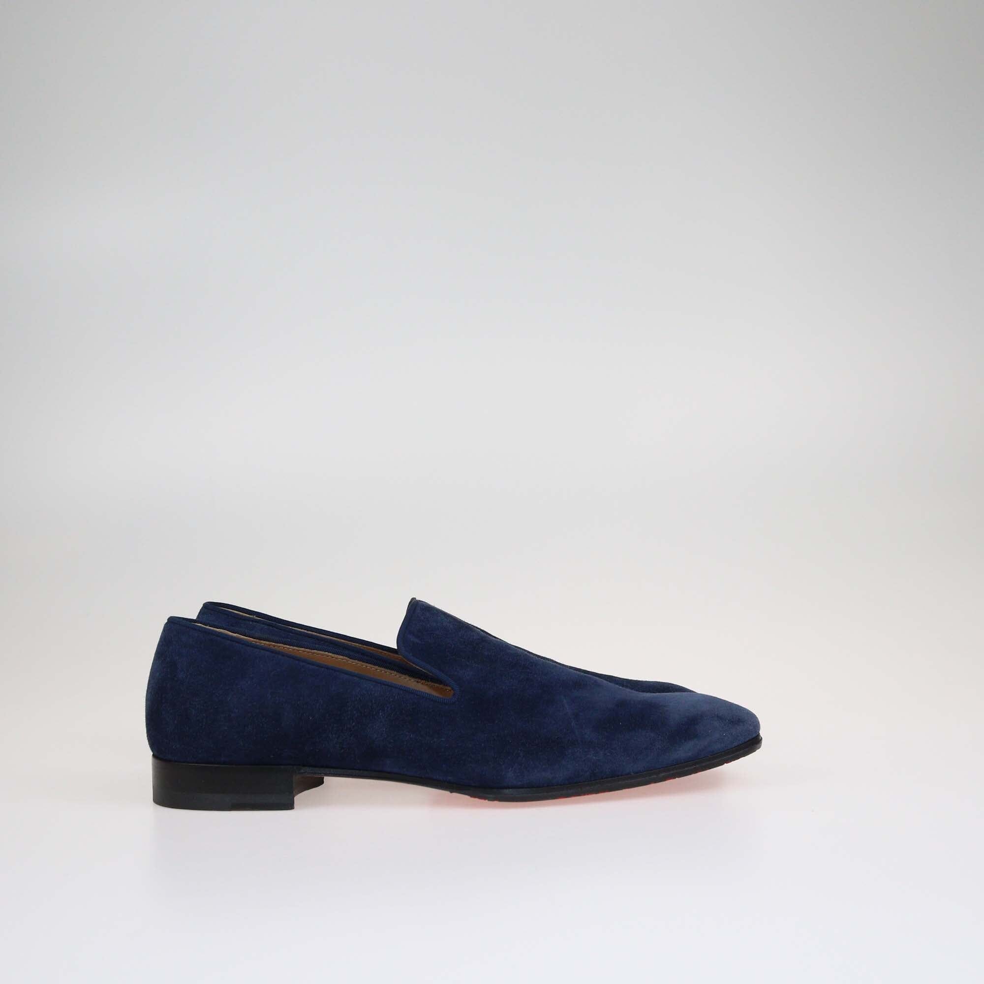 Christian Louboutin Navy Blue Dandelion Loafers Shoes Christian Louboutin 