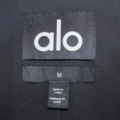 Alo Black Blend Fabric Single Breasted First Class Blazer