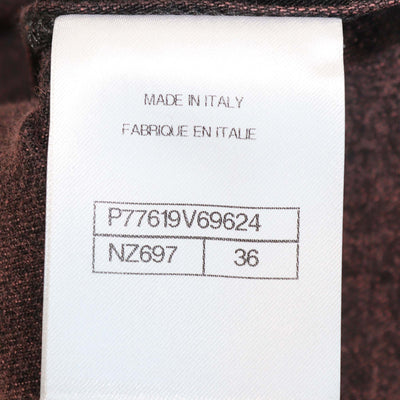 Chanel Pink Washed Denim Flare Front Long Sleeve Jacket