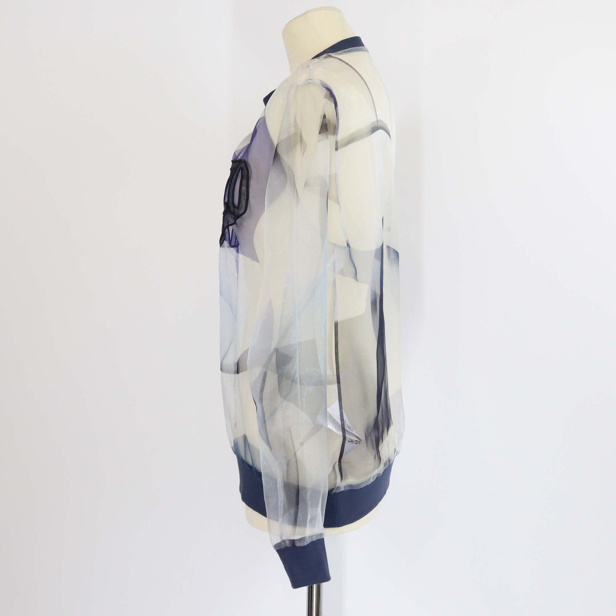 Kenzo Sheer Embroidered Organza Sweatshirt Womens Kenzo 