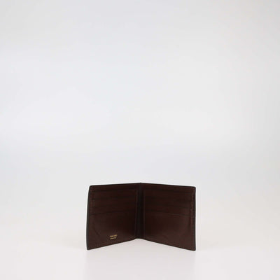 Tom Ford Dark Brown Leather Bifold Wallet