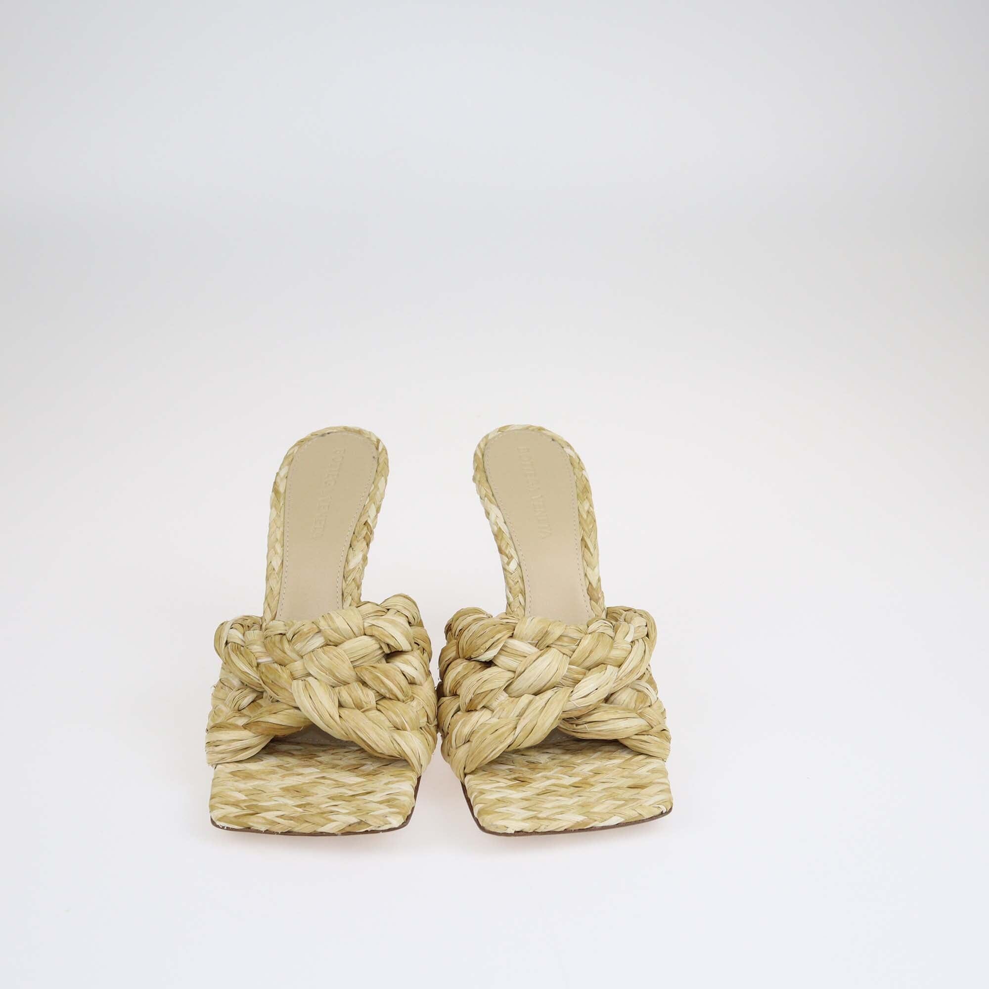 Bottega Veneta Beige Lido Slide Sandals Shoes Bottega Veneta 