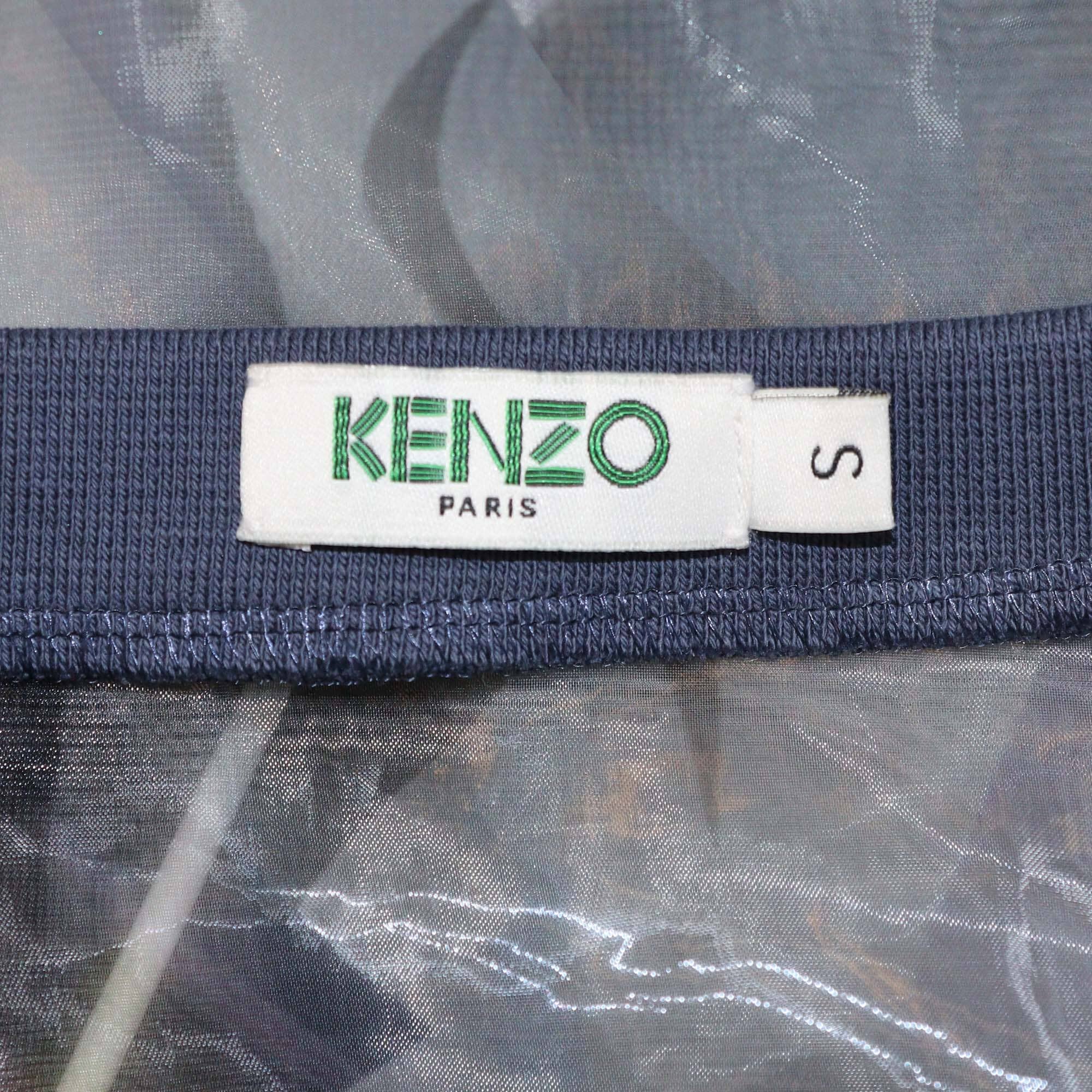 Kenzo Sheer Embroidered Organza Sweatshirt Womens Kenzo 