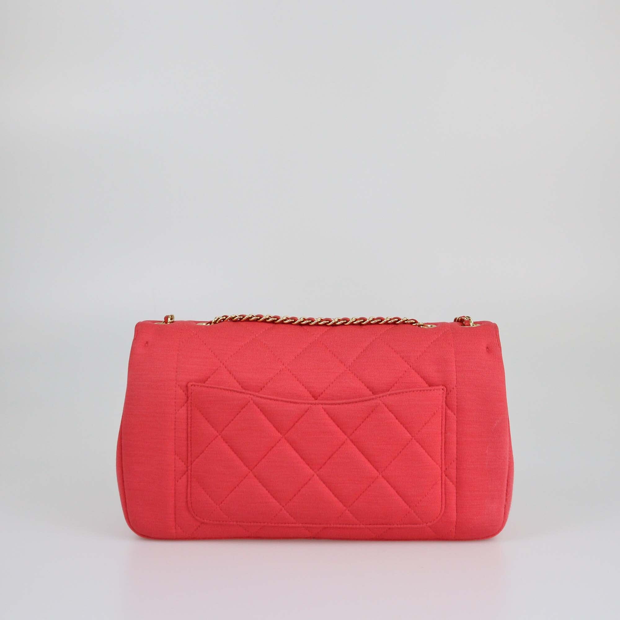 Chanel Blush Pink Quilted Jersey Diana Flap Bag Womens Chanel 