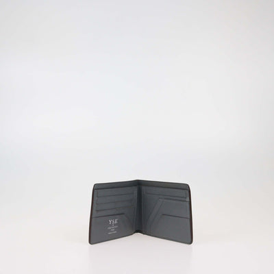 Louis Vuitton Grey Taiga Leather Multiple CC Bifold Wallet