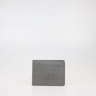 Louis Vuitton Grey Taiga Leather Multiple CC Bifold Wallet