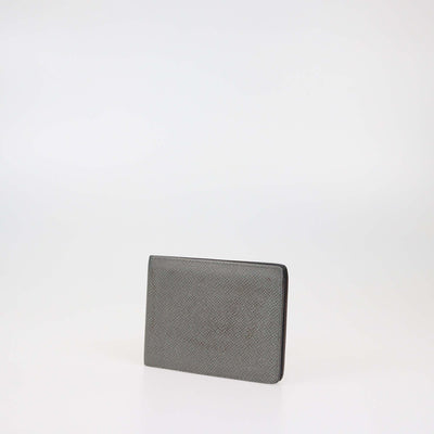 Louis Vuitton Grey Taiga Leather Multiple CC Bifold Wallet