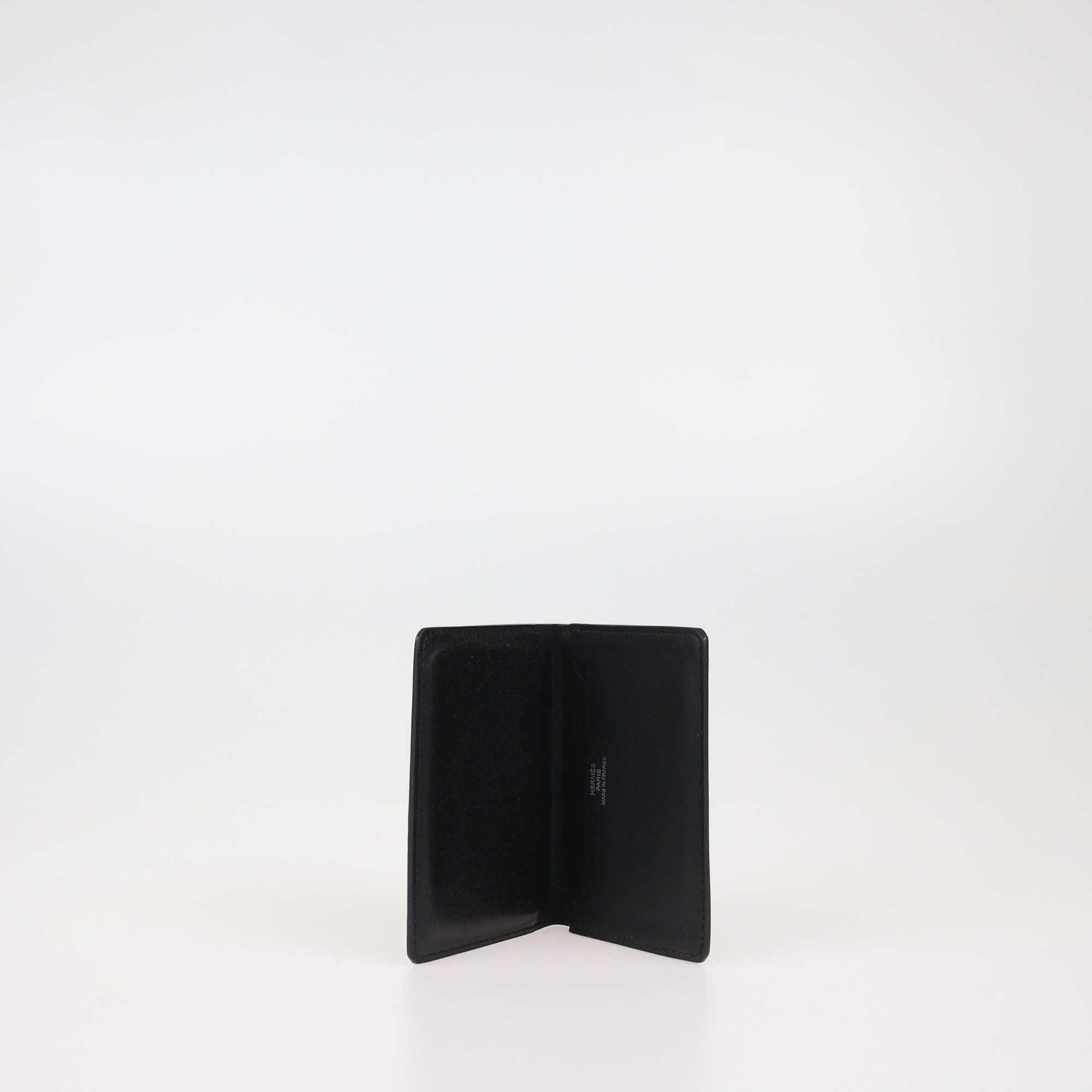 Hermes Bicolor Leather Manhattan Card Case