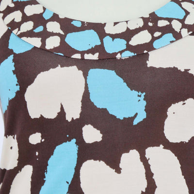 Diane Von Furstenberg Multicolor Silk Printed Stella Dress
