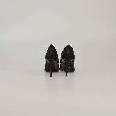 Tom Ford Black Mesh Cap Pointed Toe Pumps Womens Tom Ford 