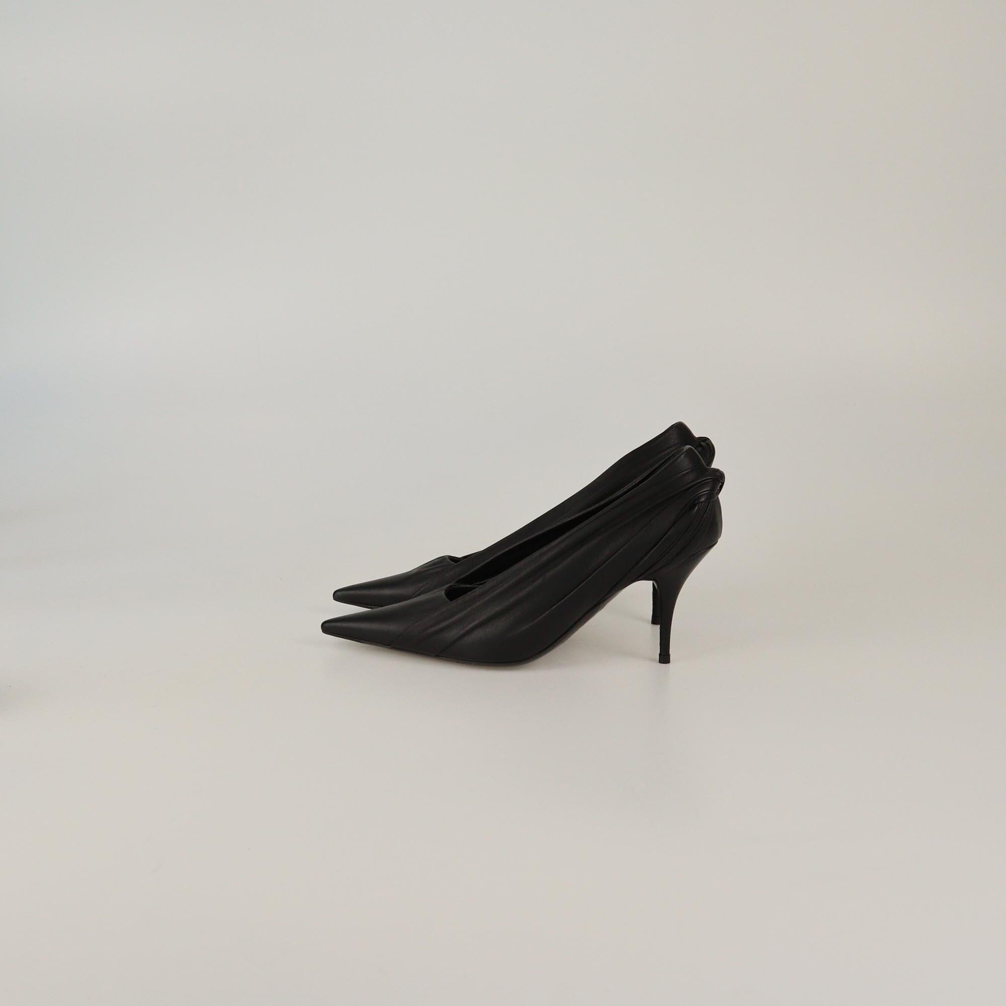 Balenciaga Black Knife Pointed Toe Pumps Womens Balenciaga 
