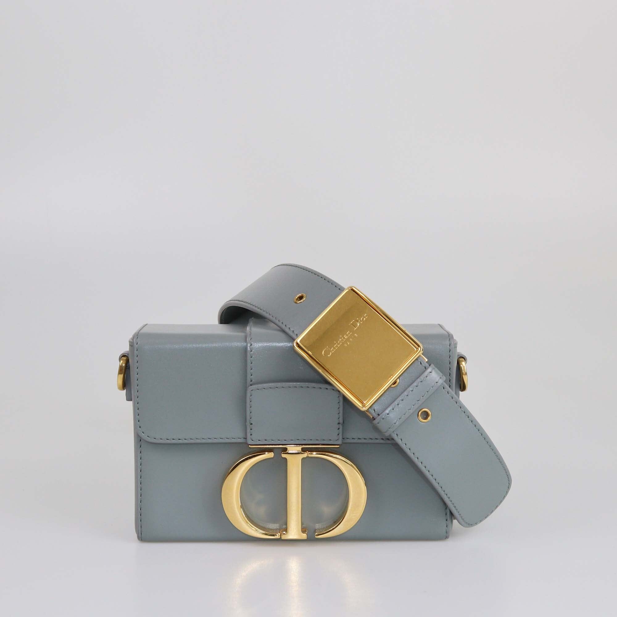 Christian Dior Grey 30 Montaigne Box Bag Womens Christian Dior 