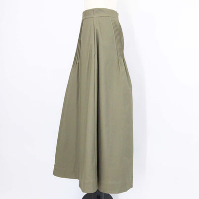 Anna + Maria Olive Drab Cotton Pura Skirt
