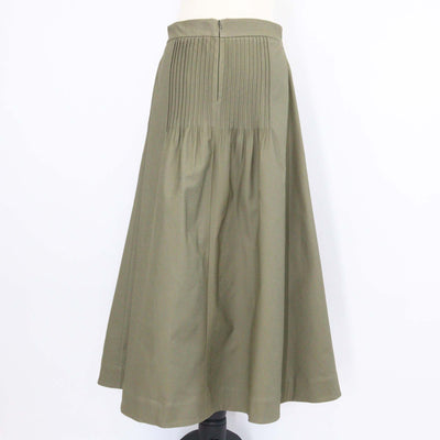 Anna + Maria Olive Drab Cotton Pura Skirt