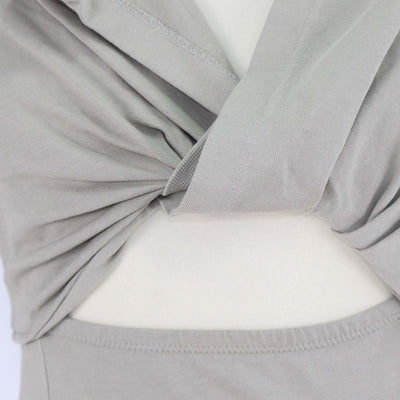 Jacquemus Light Khaki Cotton La Robe Bahia Cut-Out Shirt Dress