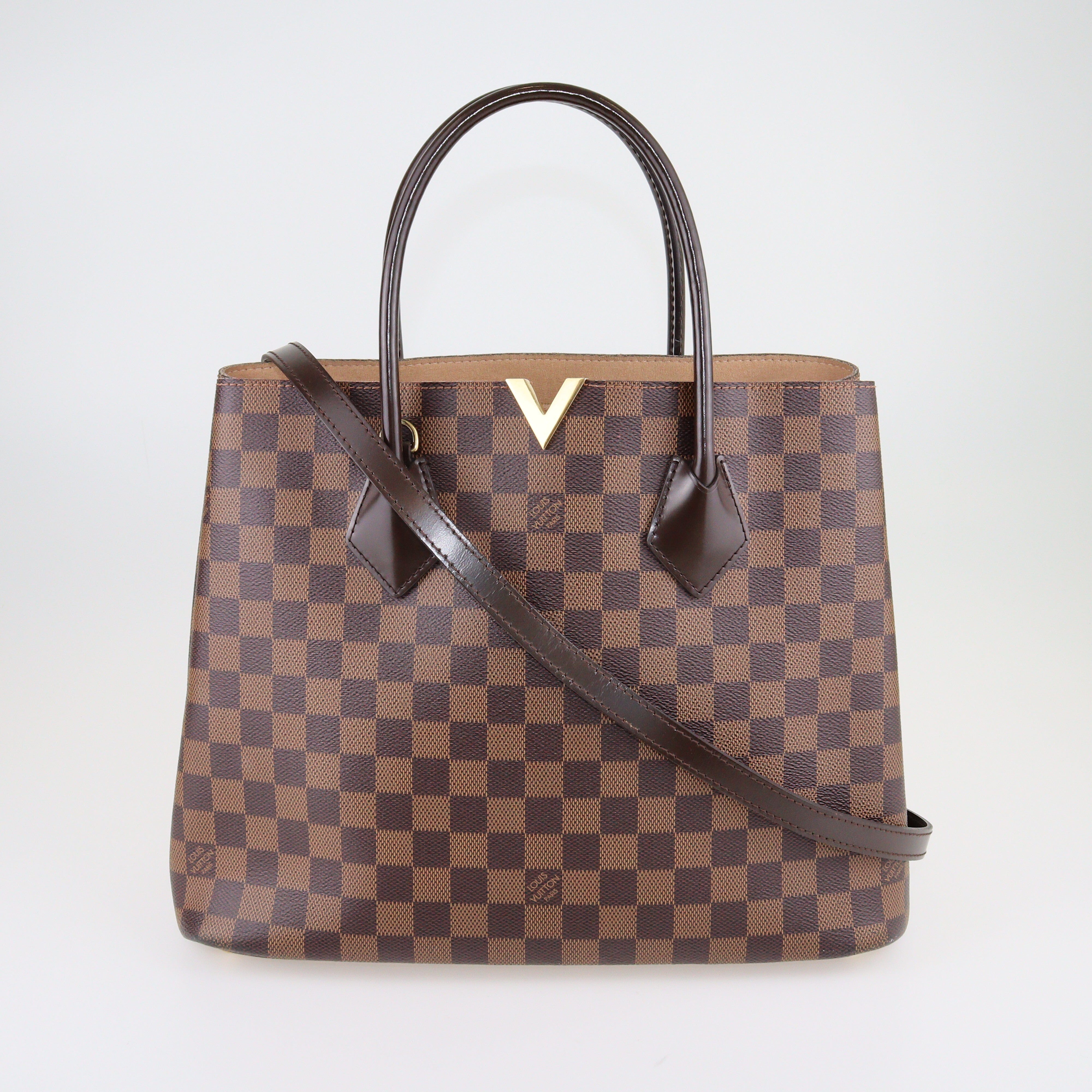 Brown Damier Ebene Kensington Bag Bags Louis Vuitton 
