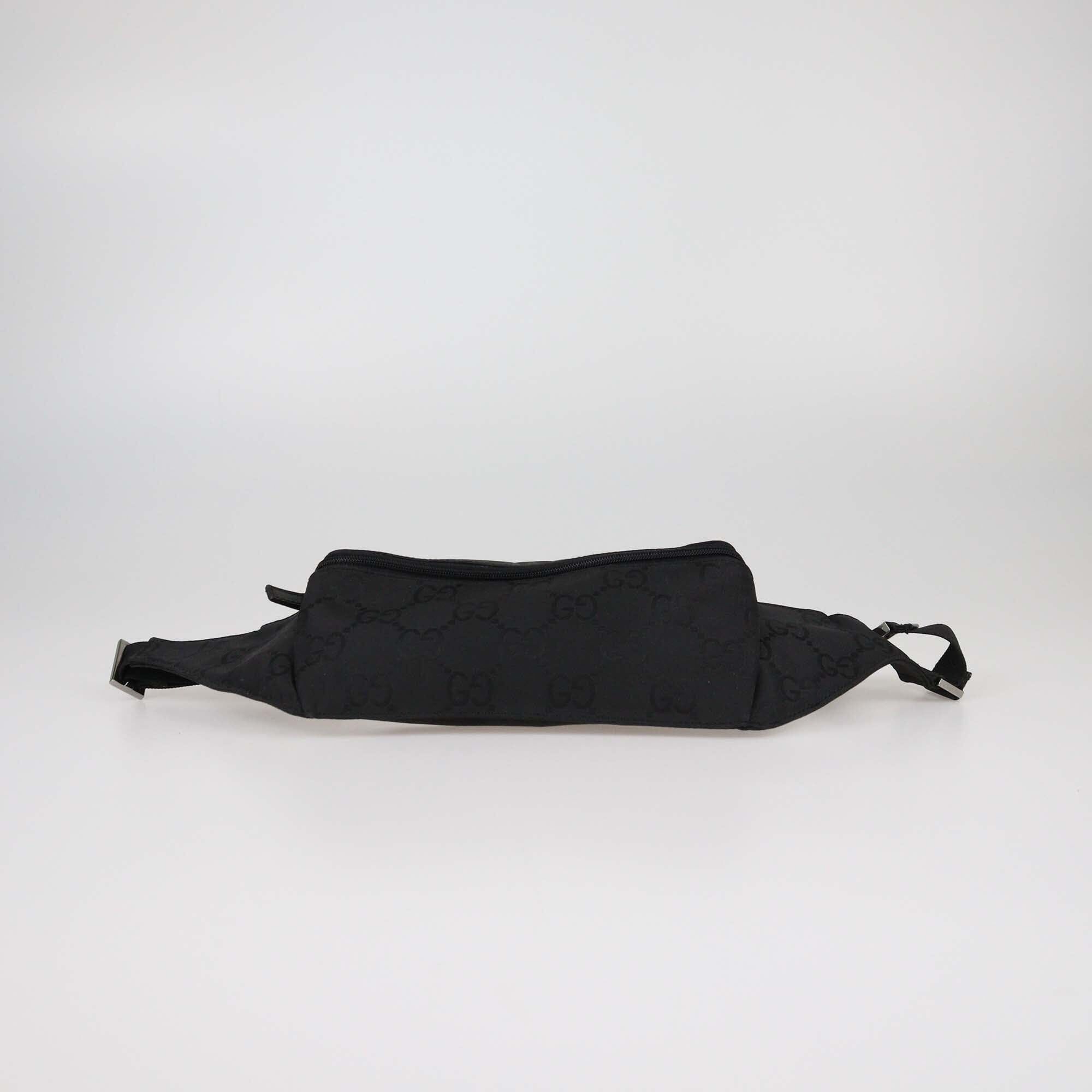 Gucci Black GG Belt Bag Womens Gucci 