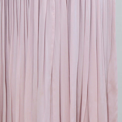 Prada Pink Satin Pleated Maxi Skirt