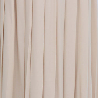 Loro Piana Beige Virgin Wool Romy Pleated Maxi Skirt