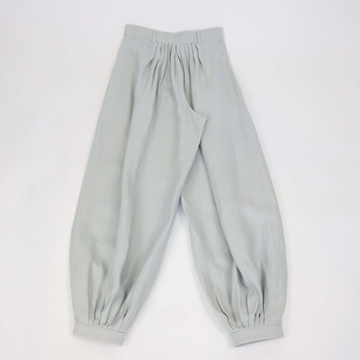 Loro Piana Light Green Linen Augustin Balloon Trouser