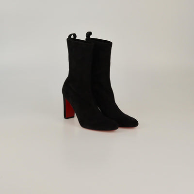 Christian Louboutin Black Gena Mid Boots Womens Christian Louboutin 
