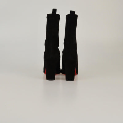 Christian Louboutin Black Gena Mid Boots Womens Christian Louboutin 