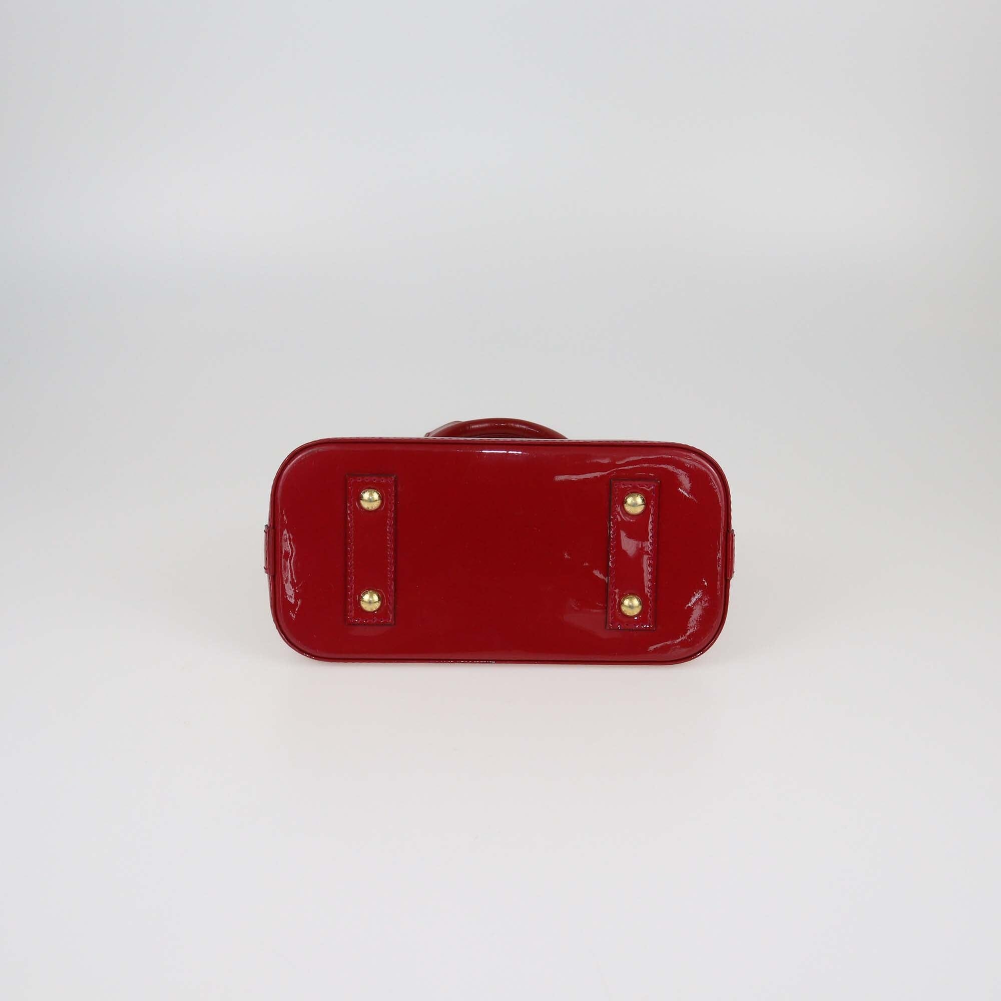 Louis Vuitton Pomme DÆamour Monogram Vernis Alma BB Bag Womens Louis Vuitton 
