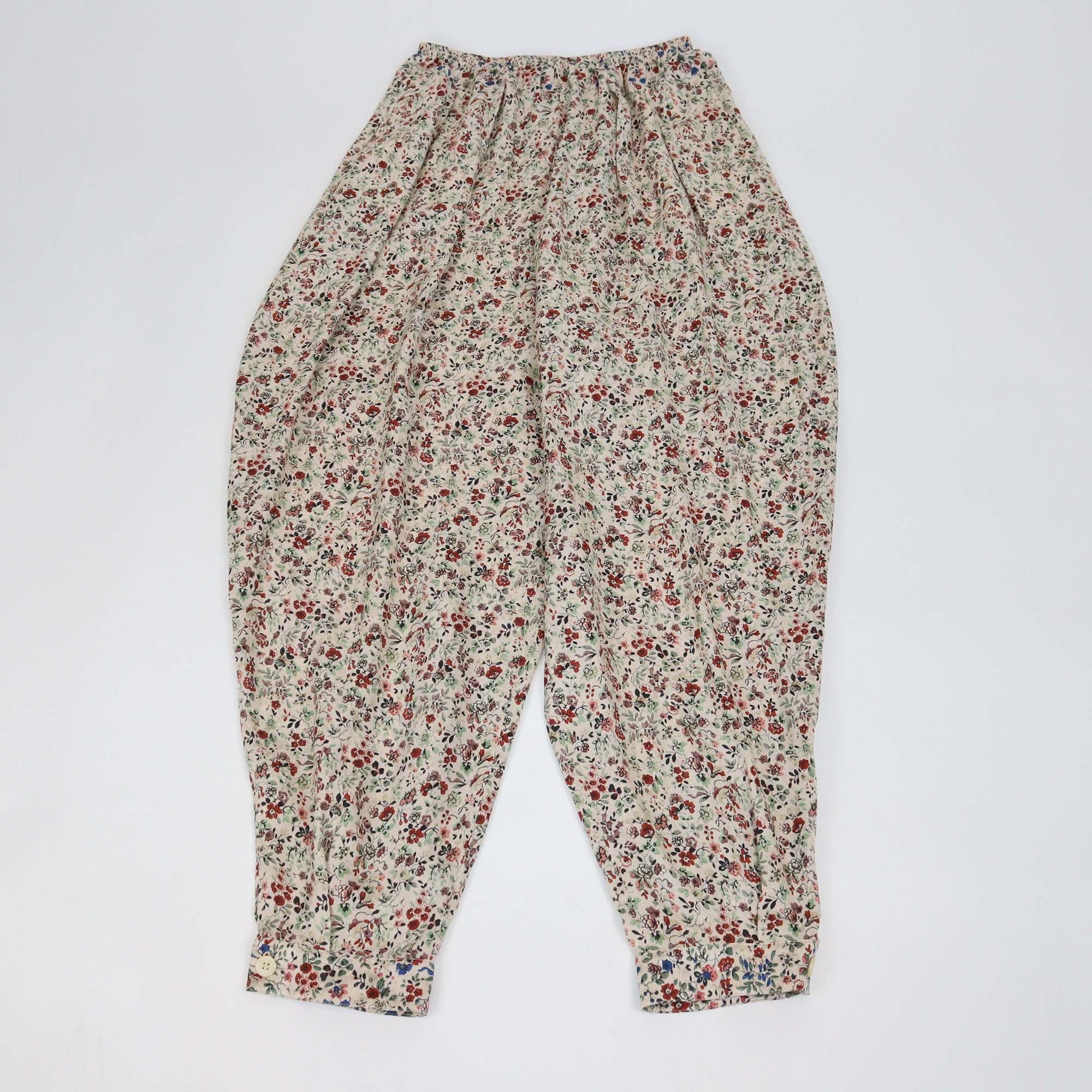 Loro Piana Multicolor Silk Floral Print Emon Trouser