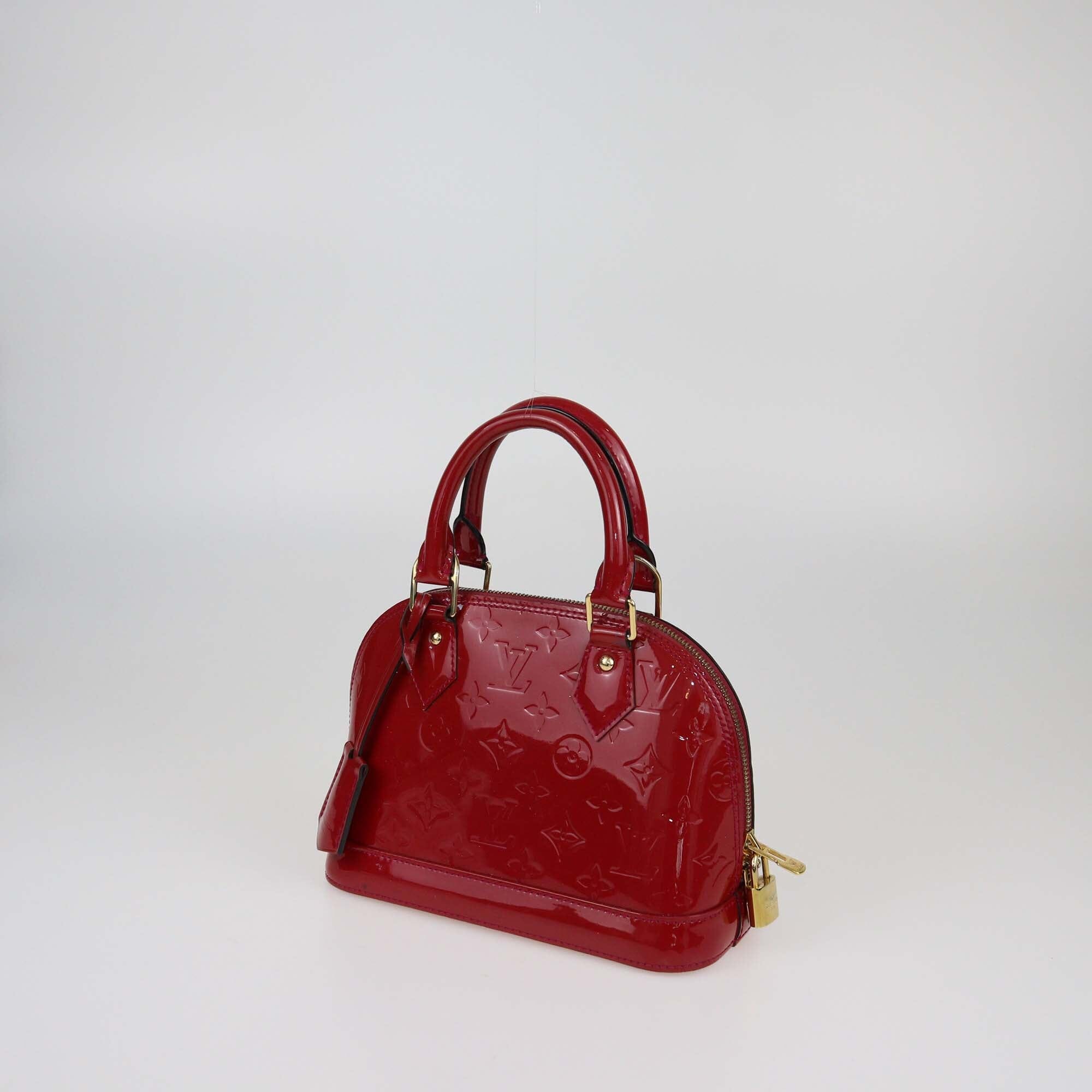 Louis Vuitton Pomme DÆamour Monogram Vernis Alma BB Bag Womens Louis Vuitton 