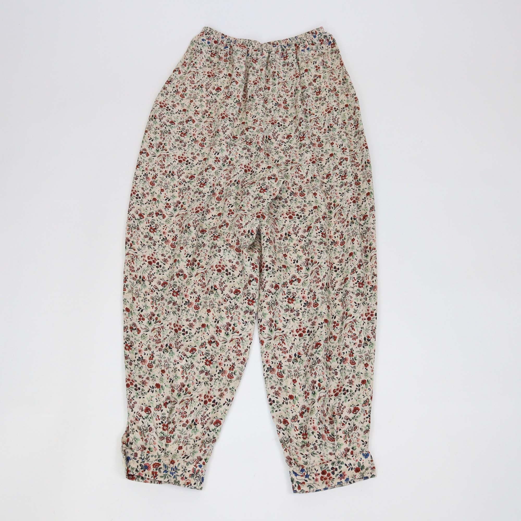 Loro Piana Multicolor Silk Floral Print Emon Trouser