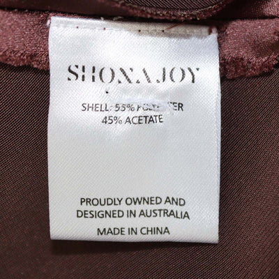 Shona Joy Metallic Brown Blend Polyester Savanna Bias Pants