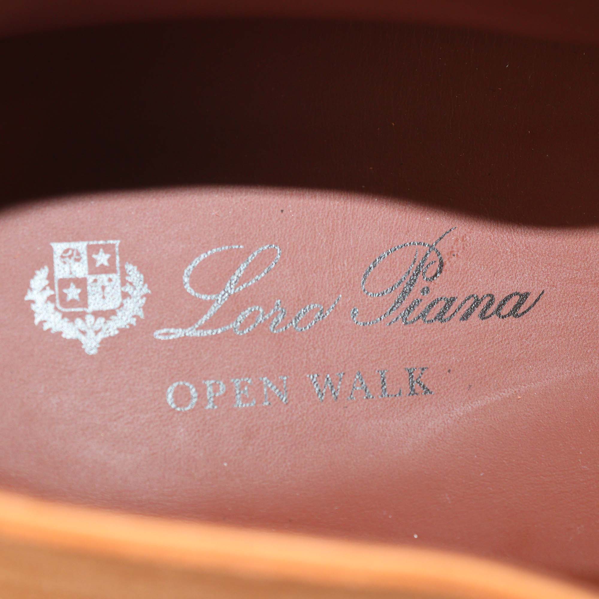 Loro Piana Orange Suede Open Walk Ankle Boots