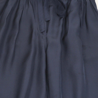 Loewe Navy Blue Silk Anagram Pyjama Trousers