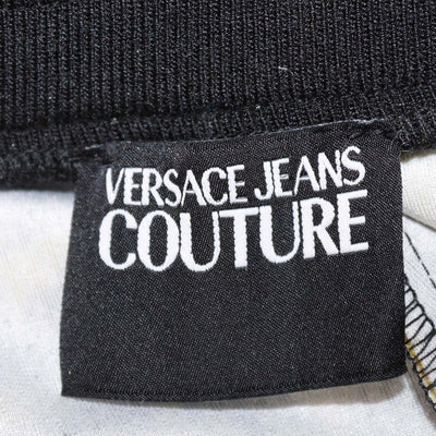Versace Jeans Couture Black/Yellow Blend Polyester Baroque Print Jogger