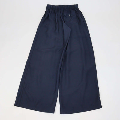 Loewe Navy Blue Silk Anagram Pyjama Trousers