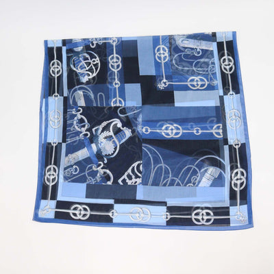 Hermes Bain Multicolor Cotton Do Re Boucles Shawl