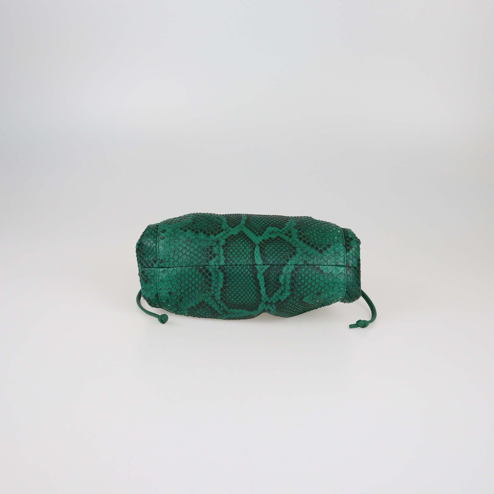 Bottega Veneta Green Mini The Pouch Bag Womens Bottega Veneta 