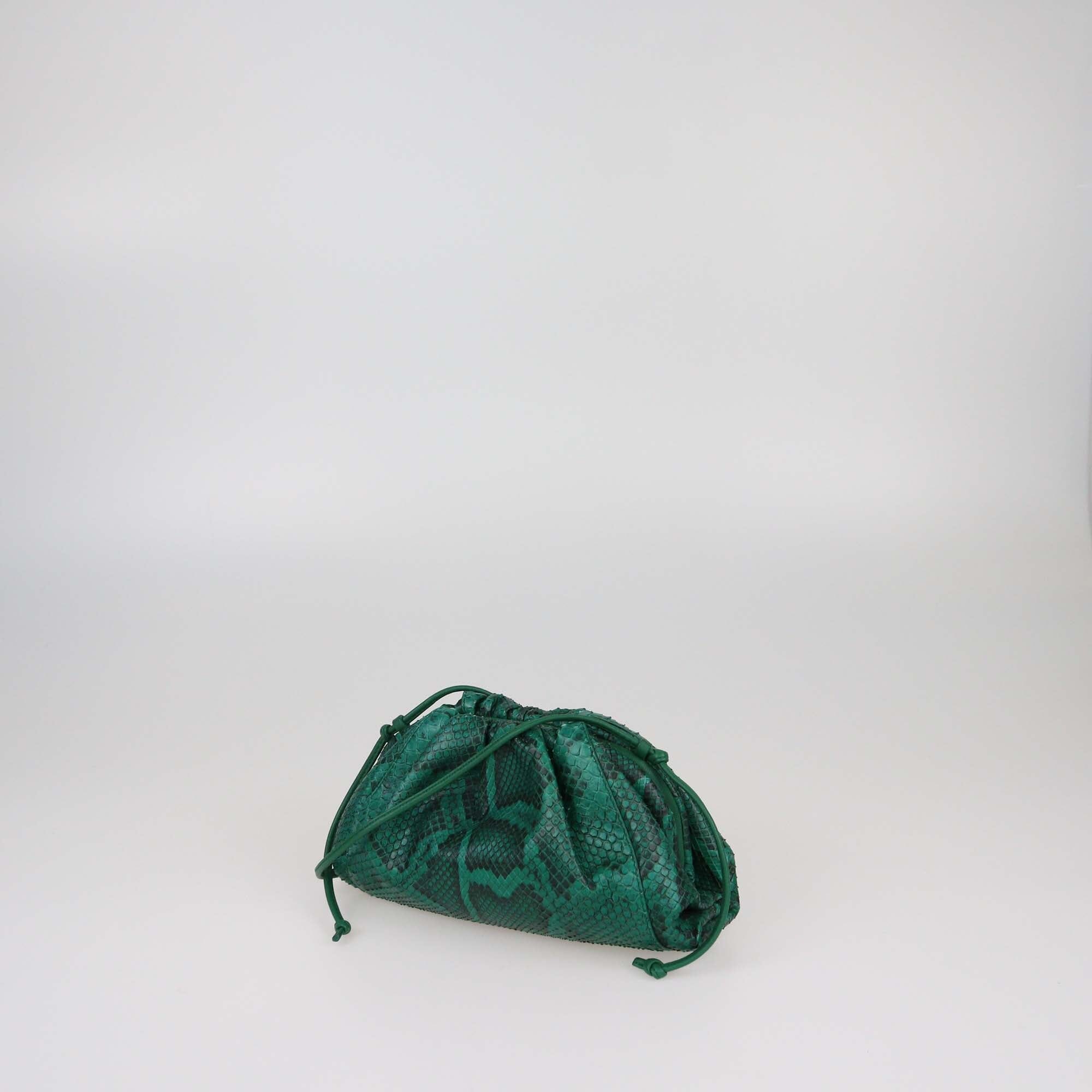 Bottega Veneta Green Mini The Pouch Bag Womens Bottega Veneta 