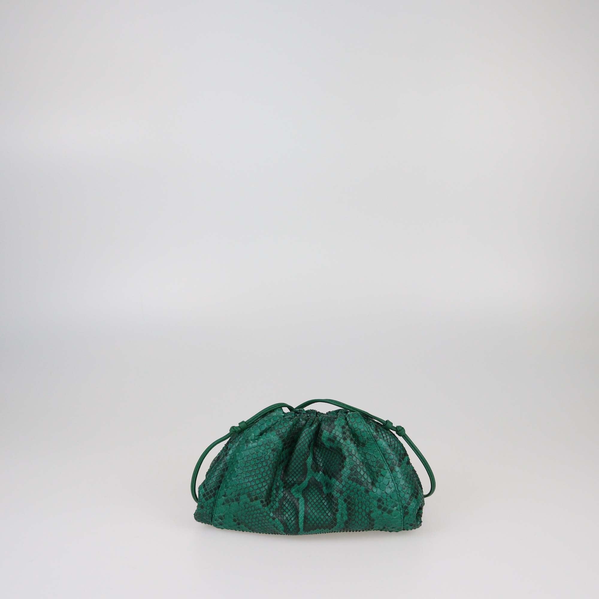 Bottega Veneta Green Mini The Pouch Bag Womens Bottega Veneta 
