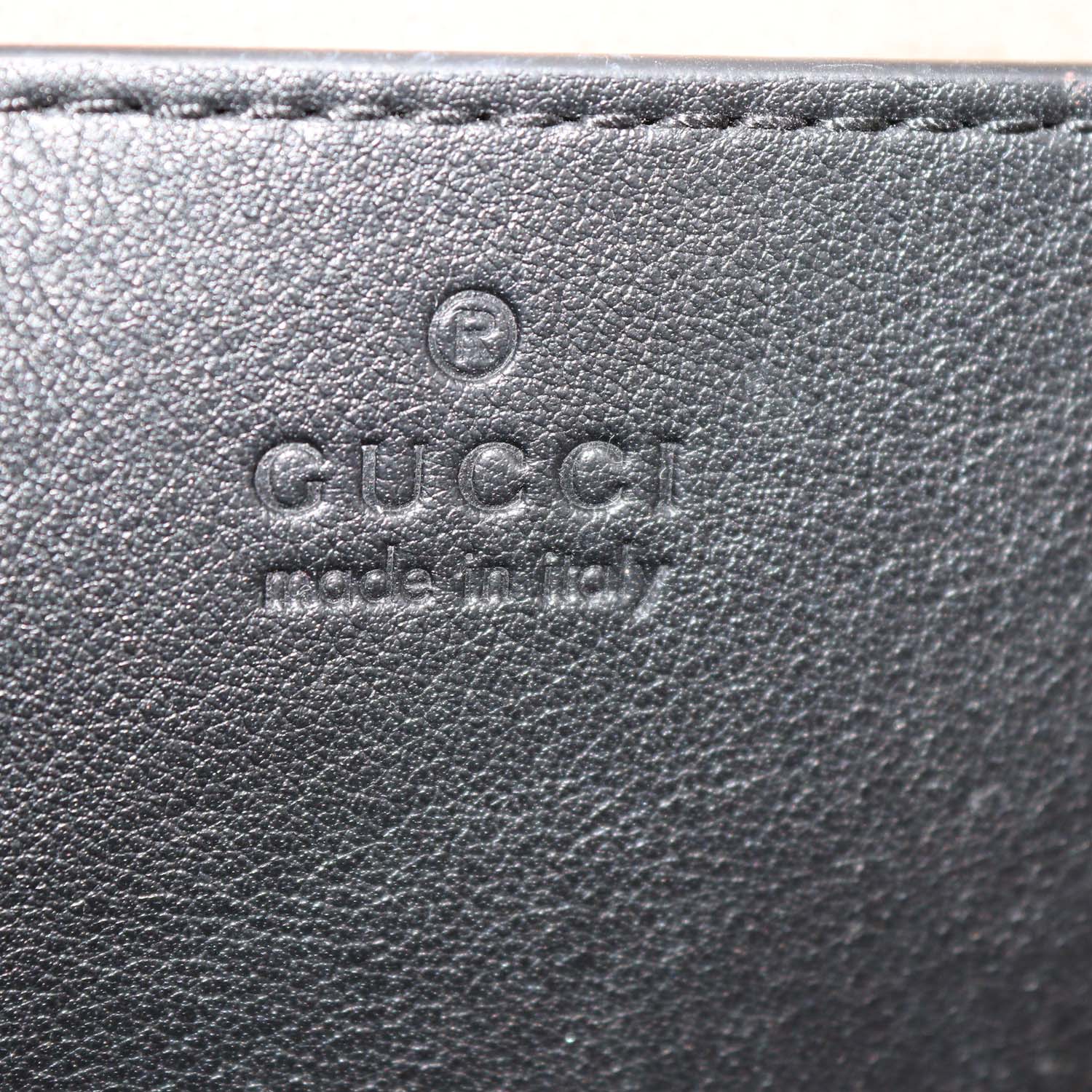 Gucci Beige/Black GG Supreme Canvas Small Padlock Shoulder Bag