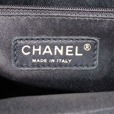 Chanel Black Quilted Caviar Leather XL Grand Shopping Tote