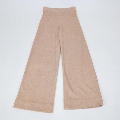 Loro Piana Beige Linen Cotton Blend Domaso Terry Pants