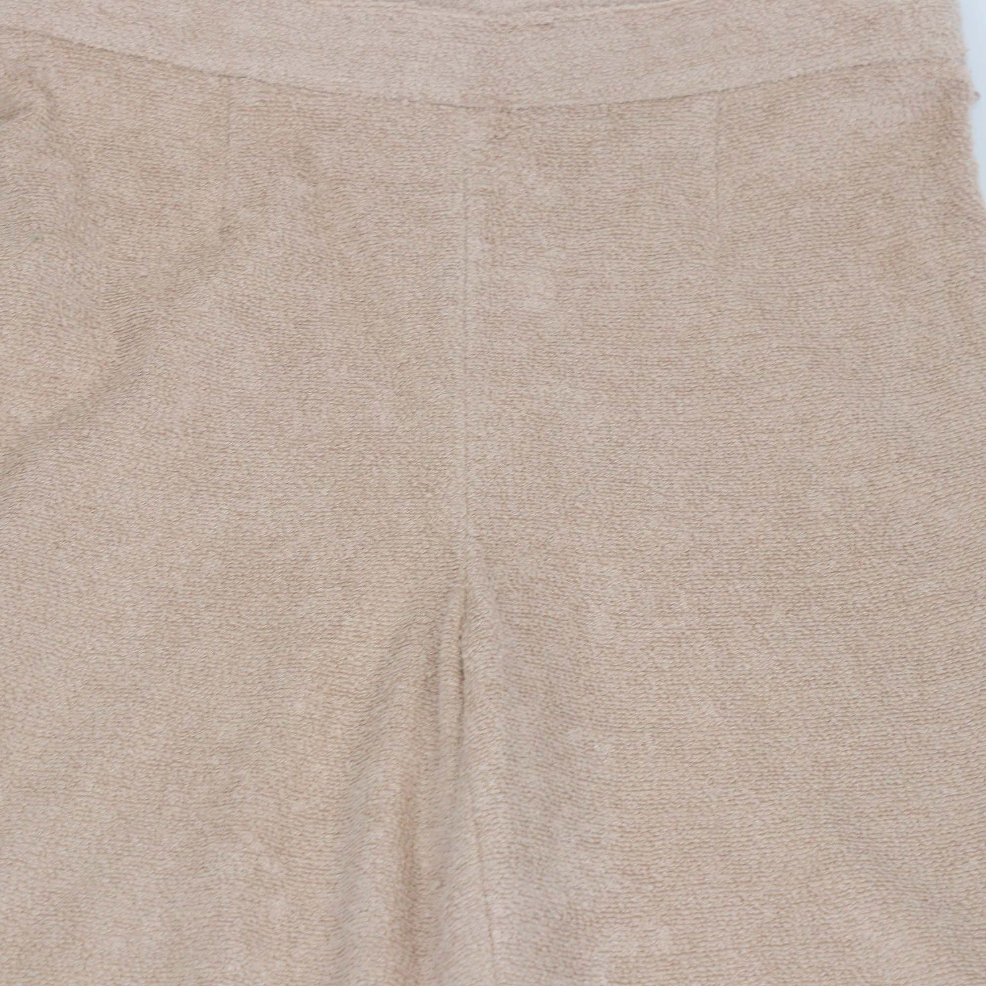 Loro Piana Beige Linen Cotton Blend Domaso Terry Pants