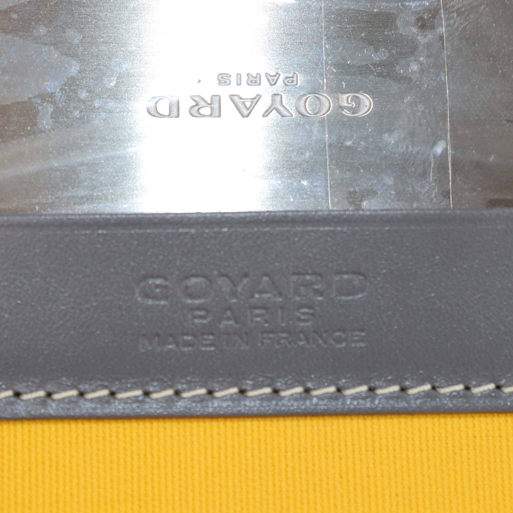 Goyard Grey Goyardine Striped Muse Vanity Case Bag Womens Goyard 