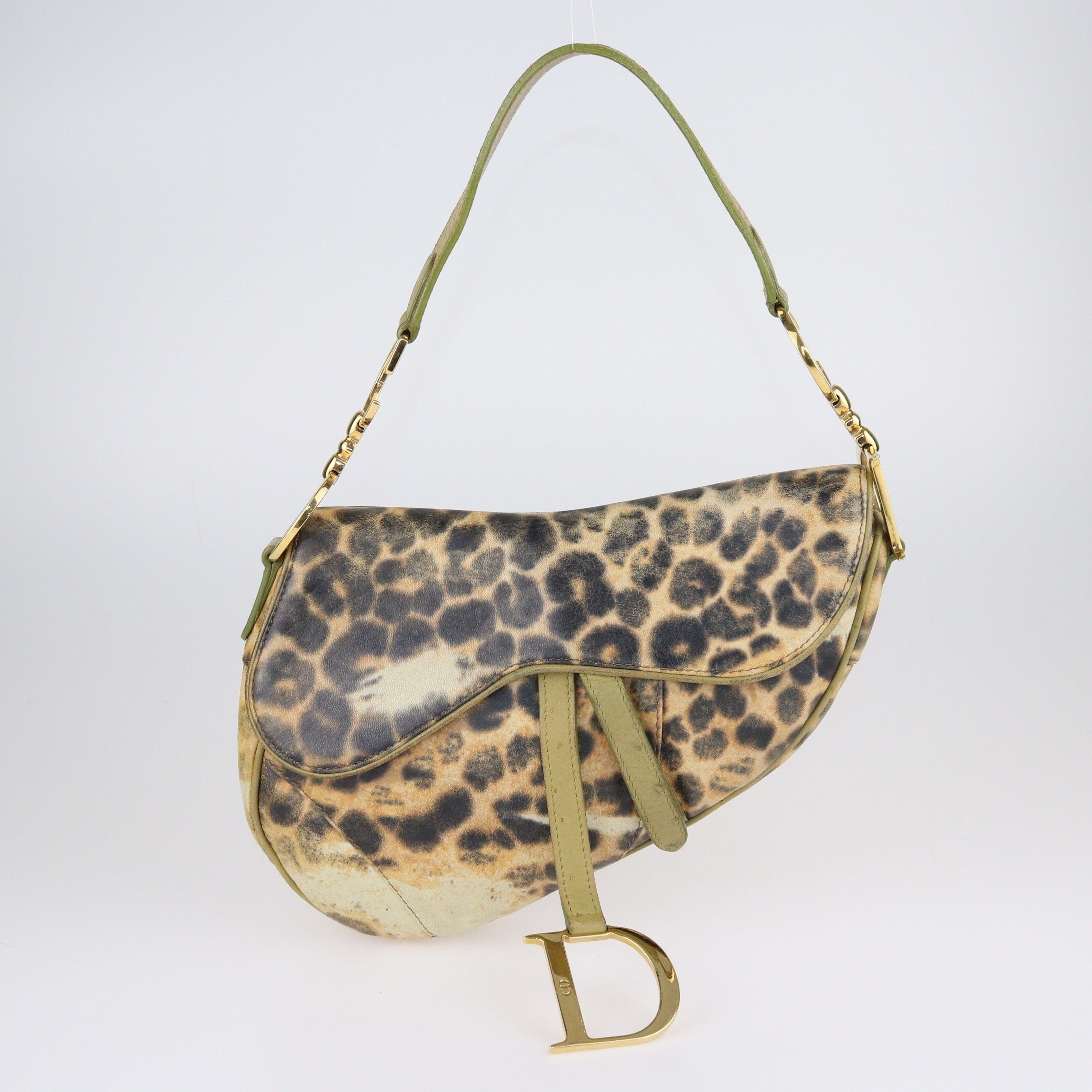 Leopard saddle online bag