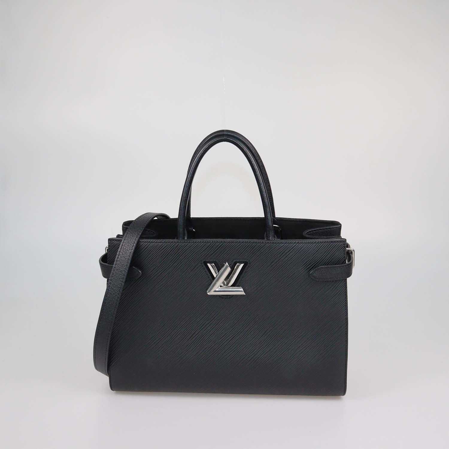 Louis Vuitton Black Epi Leather Twist Tote