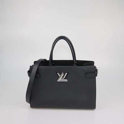 Louis Vuitton Black Epi Leather Twist Tote