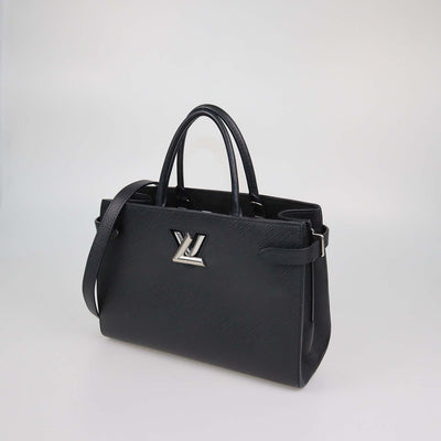 Louis Vuitton Black Epi Leather Twist Tote
