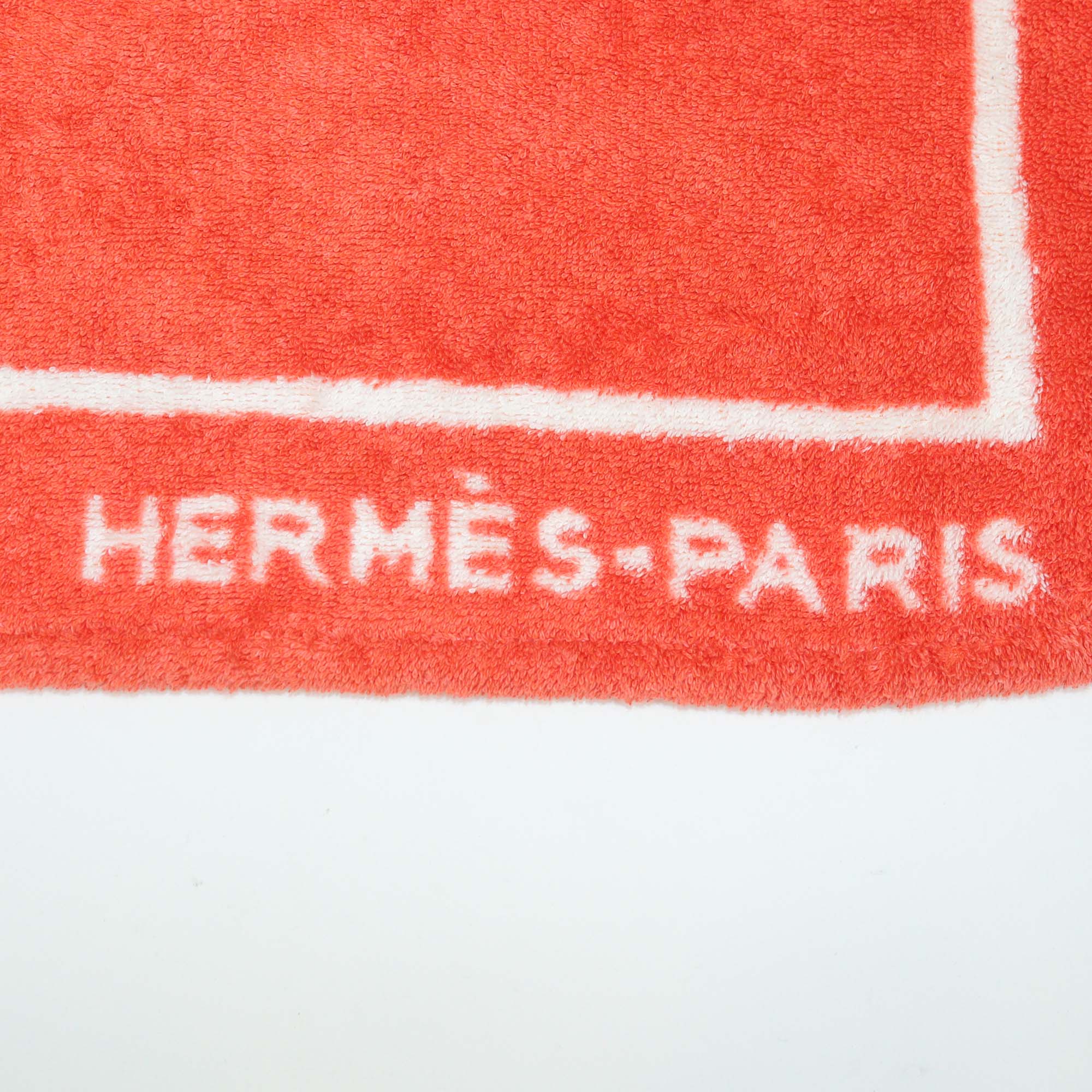 Hermes Multicolor Terry Cloth La Route Des Plages Beach Towel