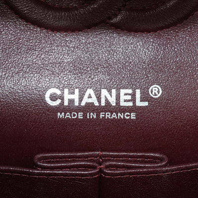 Chanel Black Quilted Caviar Leather Medium Classic Double Flap Bag